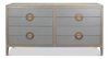 Gabriella Chest Of Drawers  Storm Grey, by Sarreid, 1'10" length x 6'4" width x 3'4" height thumbnail 2