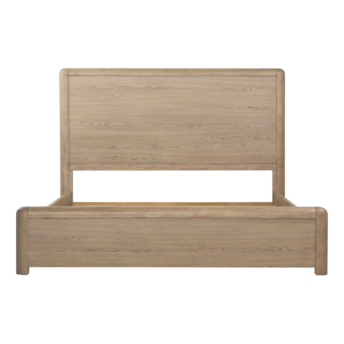 Tricia Bed East King Natural, by Dovetail, 83.85" width x 59" height x 86.75" depth View 2