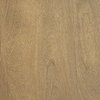 Shima Oval Light Brown Wood with Arched Legs Coffee Table, by Mercana, 48" length x 28" width x 16" height thumbnail 4