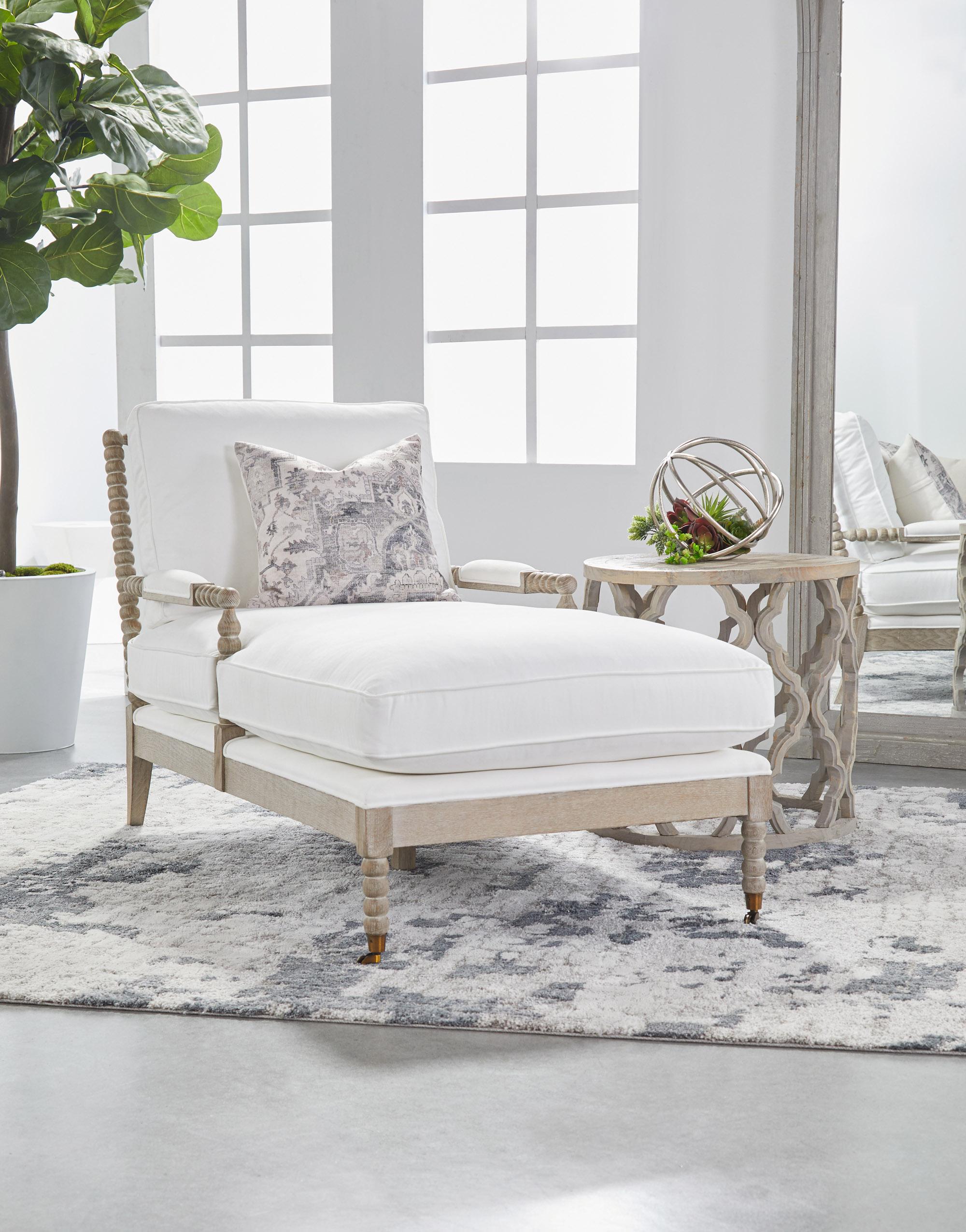 Rouleau Chaise Lounge, Accent Chair by Essentials for Living, 31.5" width x 38.5" height x 67" depth View 19