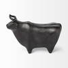 Taurus II 9L x 4W Black Cast Aluminum Bull Decorative Object, by Mercana, 9" length x 4" width x 6" height thumbnail 6