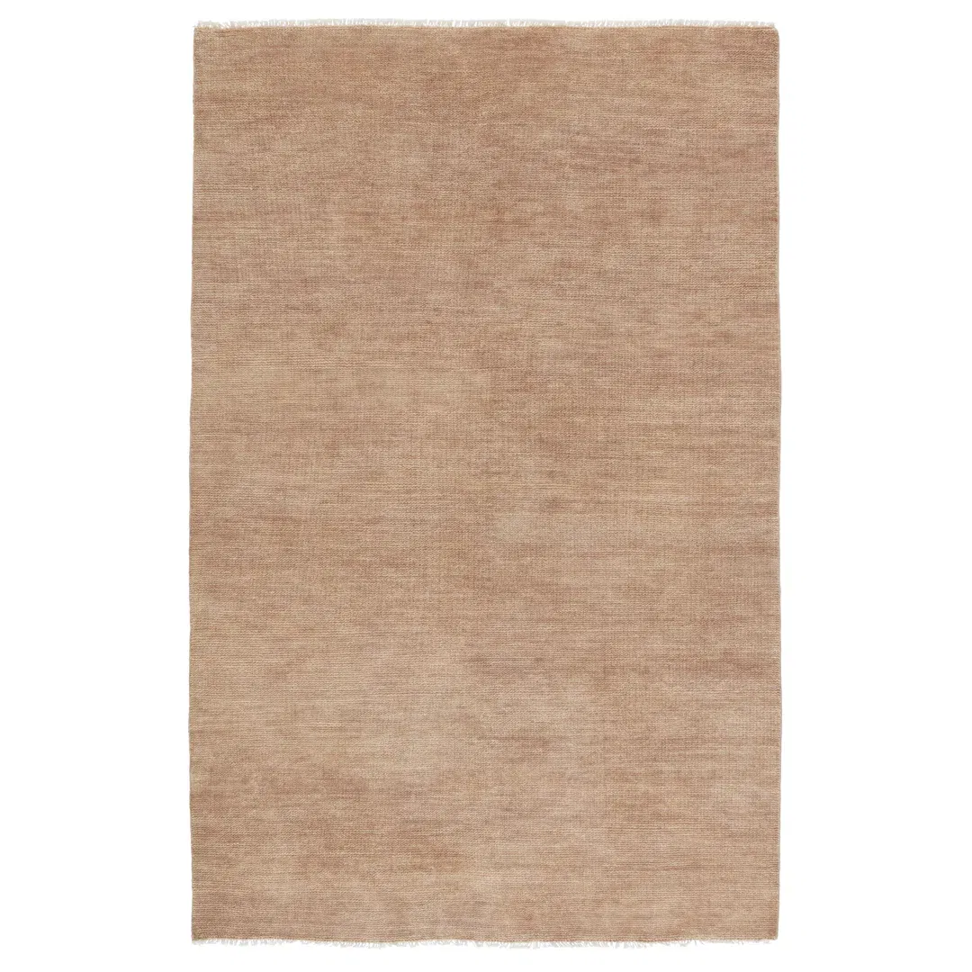 Jaipur Living Origin SAG04 Handknotted Solid Taupe Area Rug (6'x9') large image 