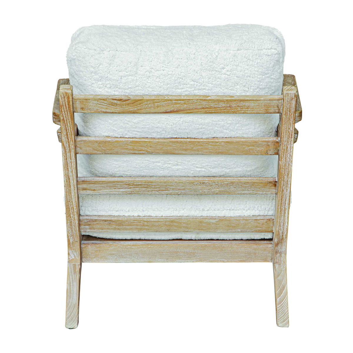 Laid Back Sheepskin Accent Chair, by Uttermost, 29.6" width x 27.25" height x 34.25" depth View 8