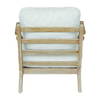 Laid Back Sheepskin Accent Chair, by Uttermost, 29.6" width x 27.25" height x 34.25" depth thumbnail 8