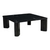 Segment Coffee Table Jetty Black, by Moe's Home, 35.5" width x 13" height x 35.5" depth thumbnail 2