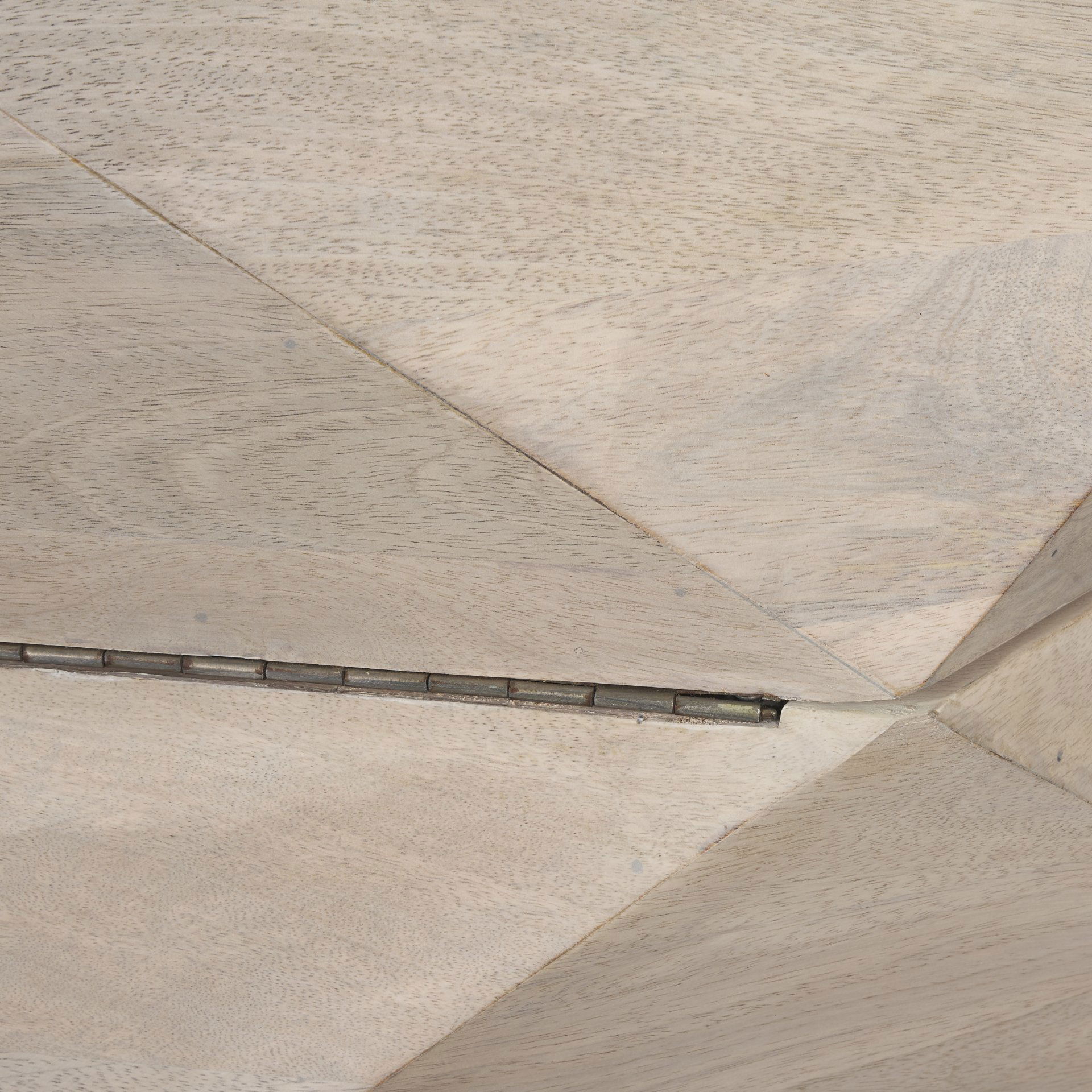 Arreto Hexagonal Hinged Solid Wood Top and Base Coffee Table large image 