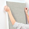 Challis Woven Grey Wallpaper, by York Wall, 33' length x 1'8.5" width x 0.02" depth thumbnail 5