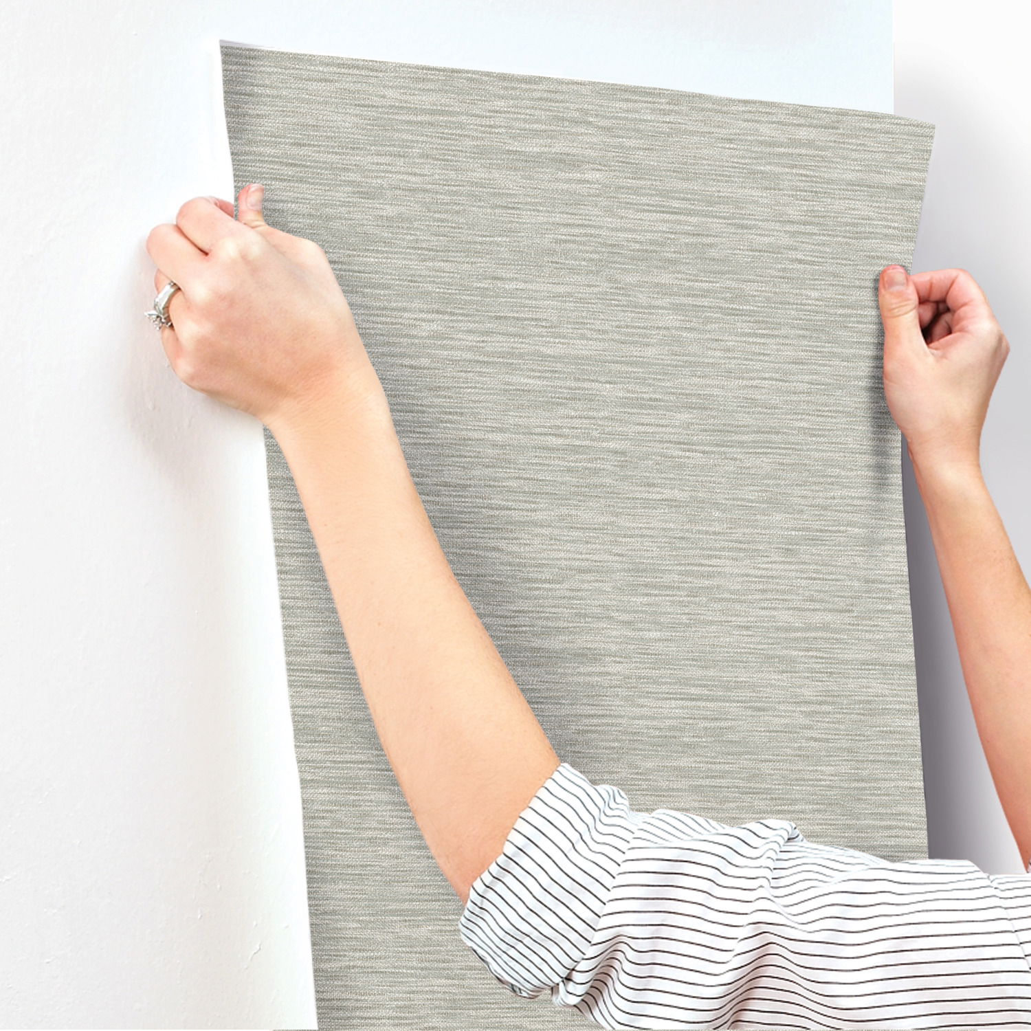 Challis Woven Grey Wallpaper Challis Woven Grey Wallpaper large image