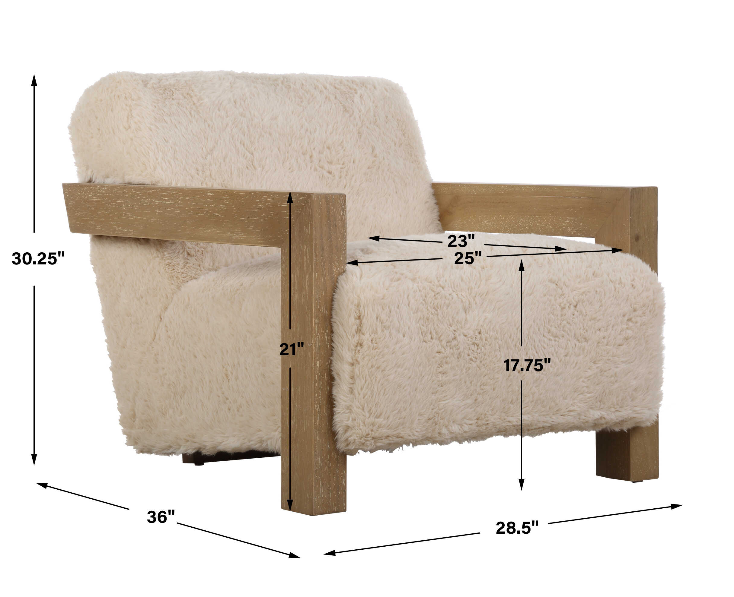 Jackson Sheepskin Accent Chair large image 