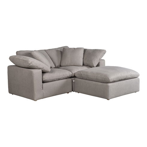 Terra Condo Nook Modular Sectional Light Grey