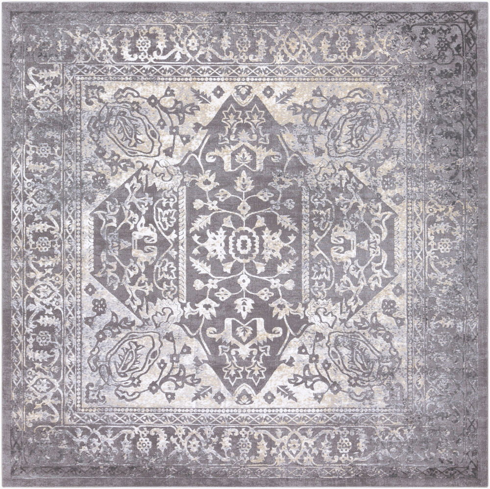 Tibetan Machine Woven Rug, by Surya, 7'10.49" length x 7'10.49" width