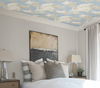 Clouds on Canvas Blue Peel & Stick Wallpaper thumbnail 1