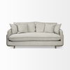 Roy I 84' Frost Gray Upholstered Three Seater Sofa thumbnail 3