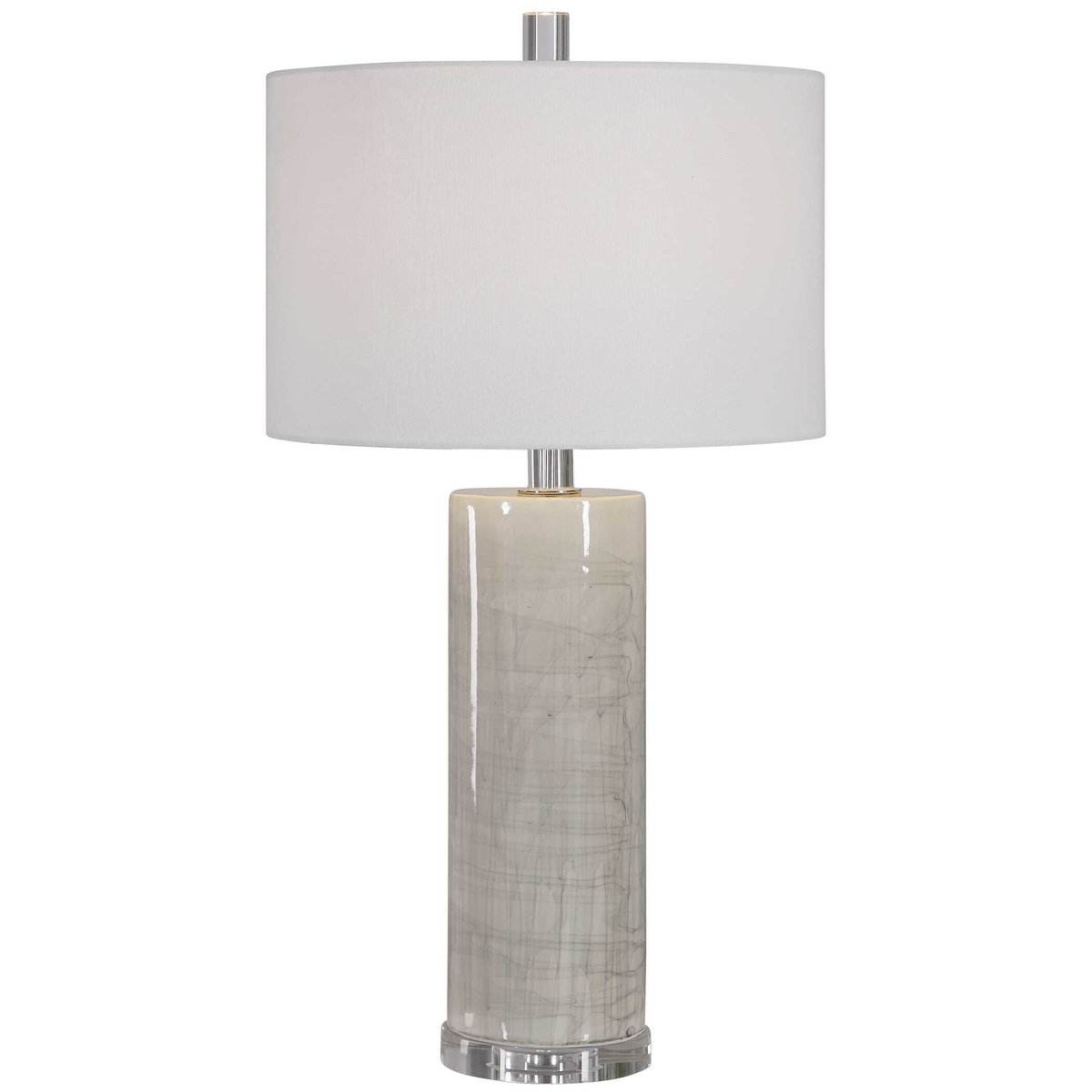Zesiro Modern Table Lamp, by Uttermost, 17" width x 32" height x 17" depth View 1