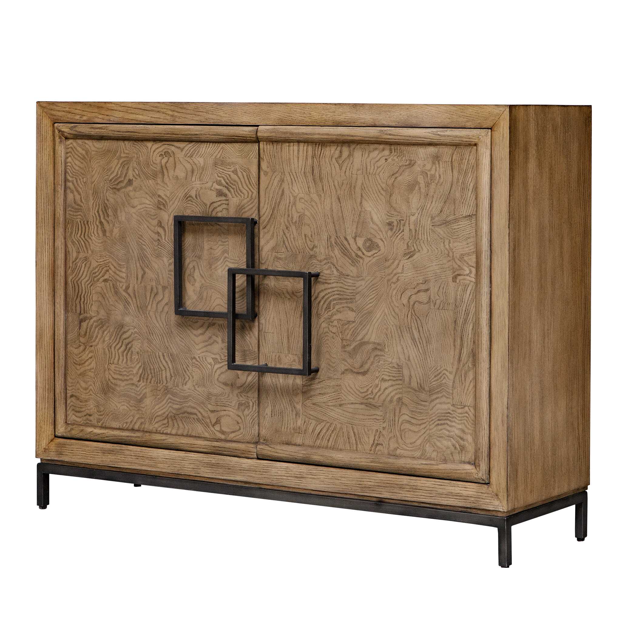 Paltrow Burl 2 Door Cabinet, Furniture by Uttermost, 48" width x 34" height x 13.31" depth View 5