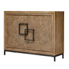 Paltrow Burl 2 Door Cabinet, Furniture by Uttermost, 48" width x 34" height x 13.31" depth thumbnail 5