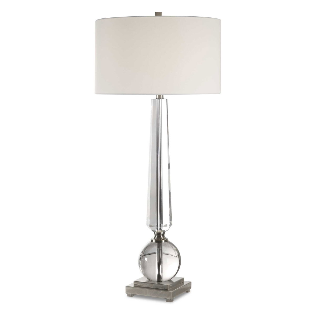 Crista Crystal Lamp, by Uttermost, 1'5" width x 3'2.5" height x 1'5" depth View 1