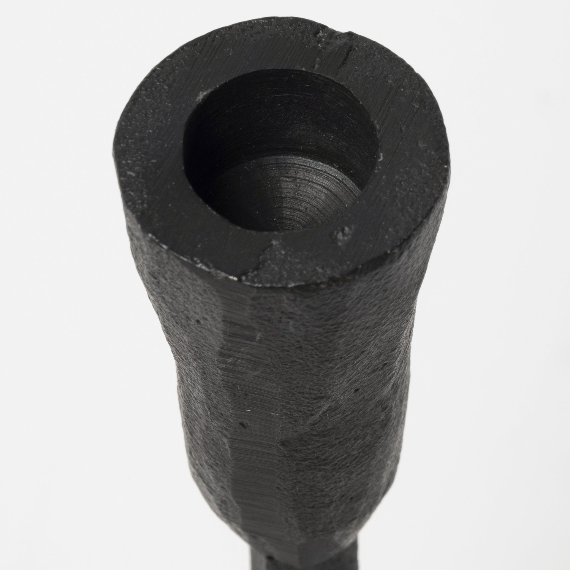 Levit (Large) Black Table Candle Holder, Candles & Candle Holder by Mercana, 5" length x 5" width x 20" height View 7