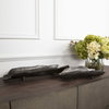 Caryn Nickel Trays Set/2, Decorative Tray by Uttermost, 20.87" width x 3.25" height x 6.25" depth thumbnail 2