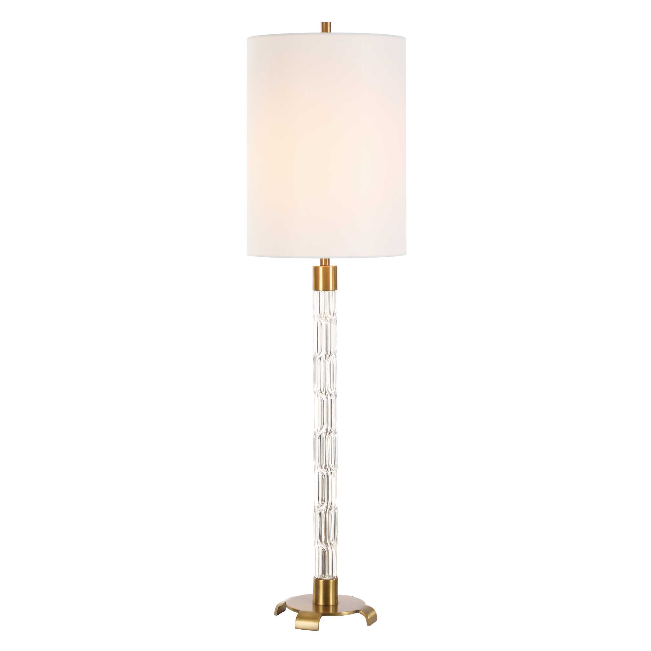 York Crystal Buffet Lamp large image 