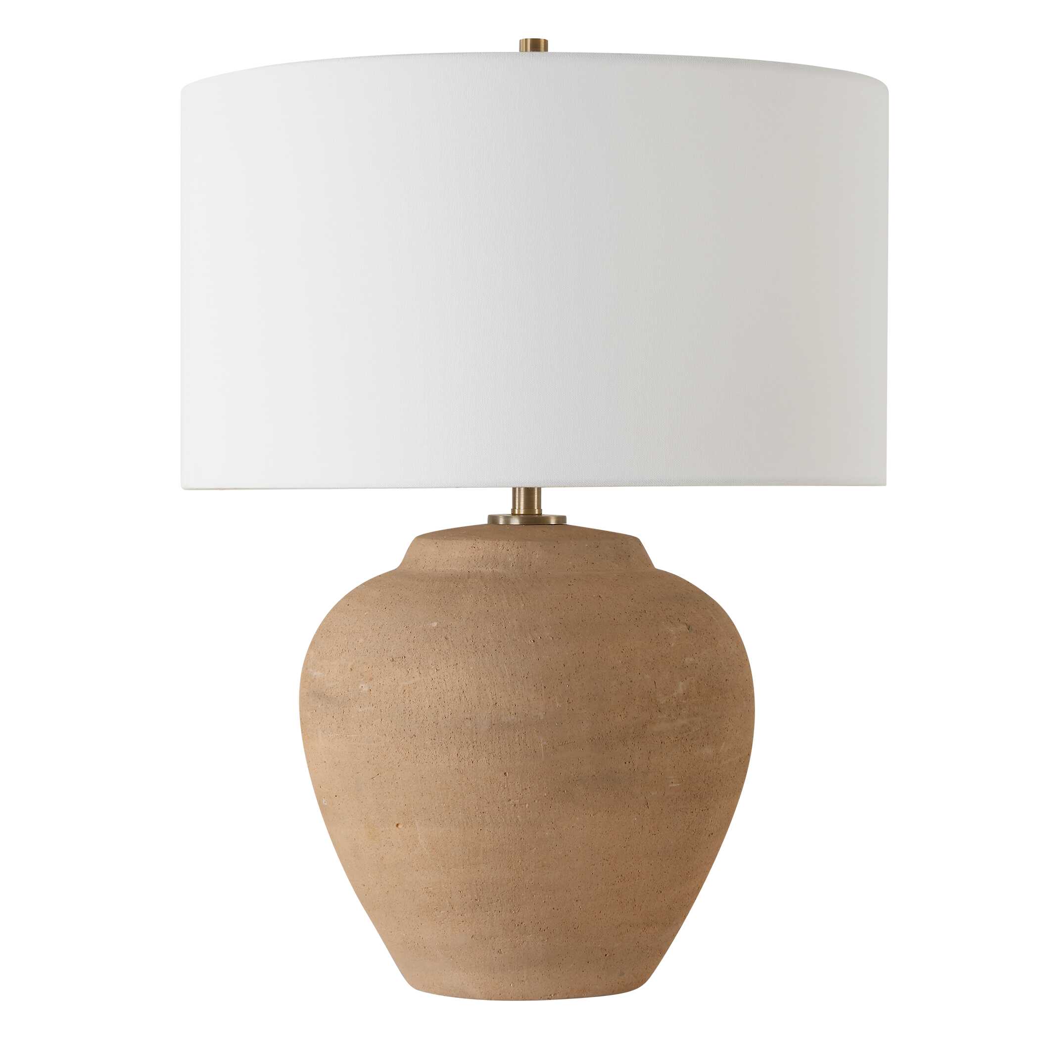 Treviso Terracotta Table Lamp, by Uttermost, 18" width x 24" height x 18" depth View 5