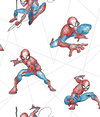 Spider-Man Fracture Blue & Grey Wallpaper, by York Wall, 33' length x 1'8.5" width x 0.02" depth thumbnail 1