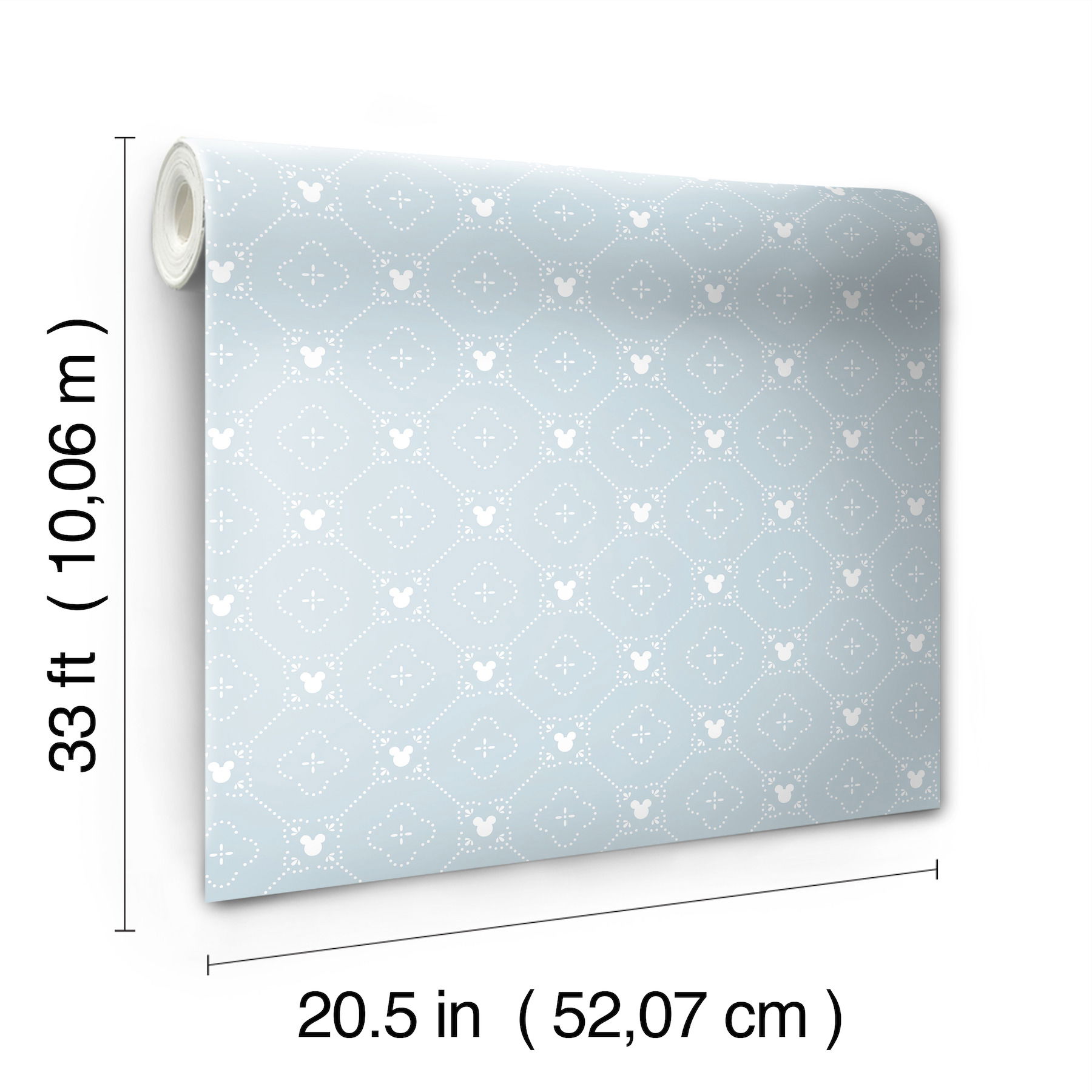 Disney Mickey Mouse Argyle Blue Wallpaper large image 