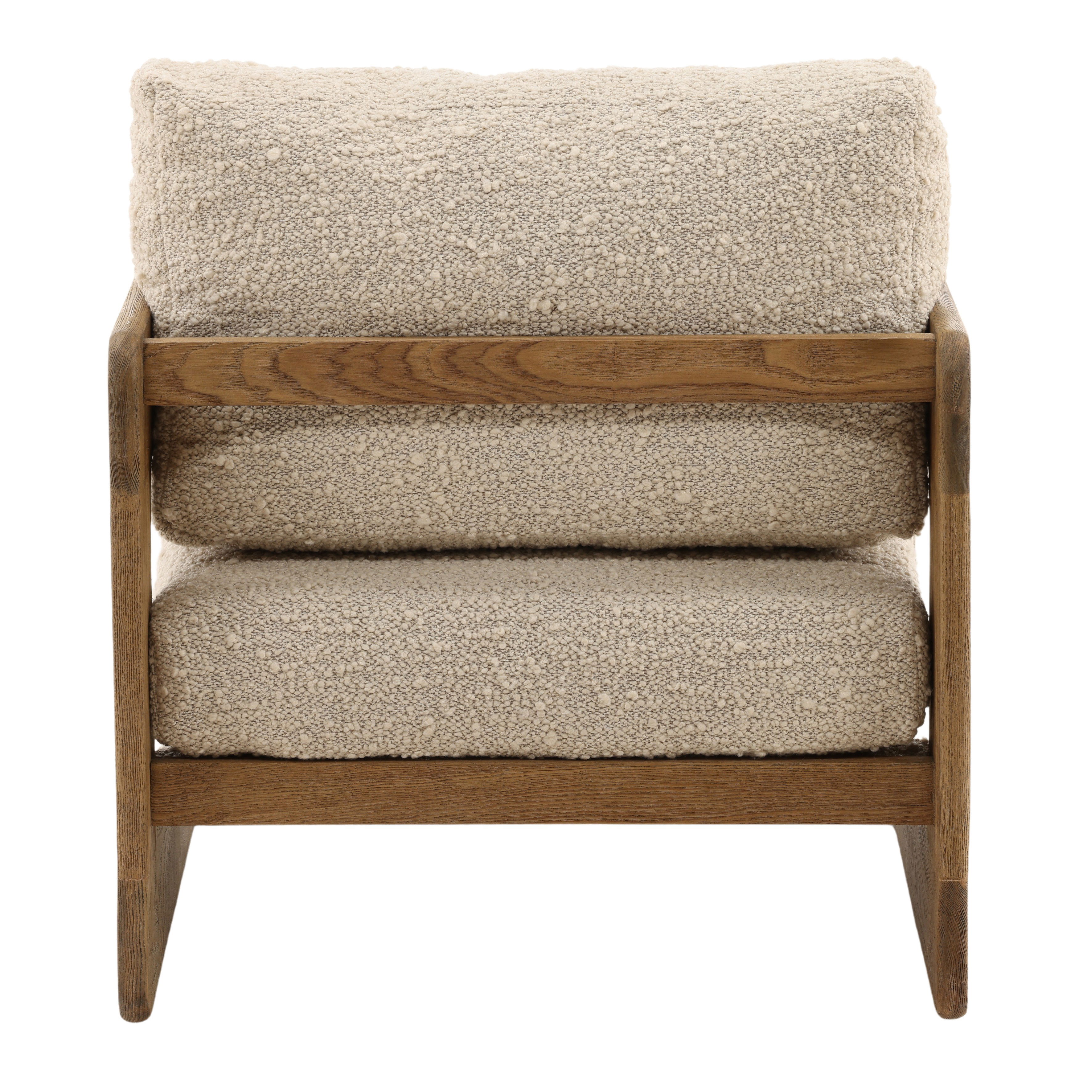 Malia Occasional Chair Birch, Accent Chair by Dovetail, 26" width x 30" height x 33.46" depth View 4