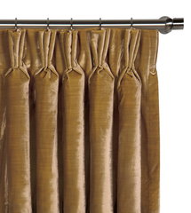 Online Designer Combined Living/Dining WINCHESTER PINCH PLEAT CURTAIN PANEL IN COIN