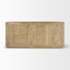 Terra Light Brown Wood Fluted Sideboard, Sideboards & Buffet by Mercana, 72" length x 19" width x 32" height thumbnail 8