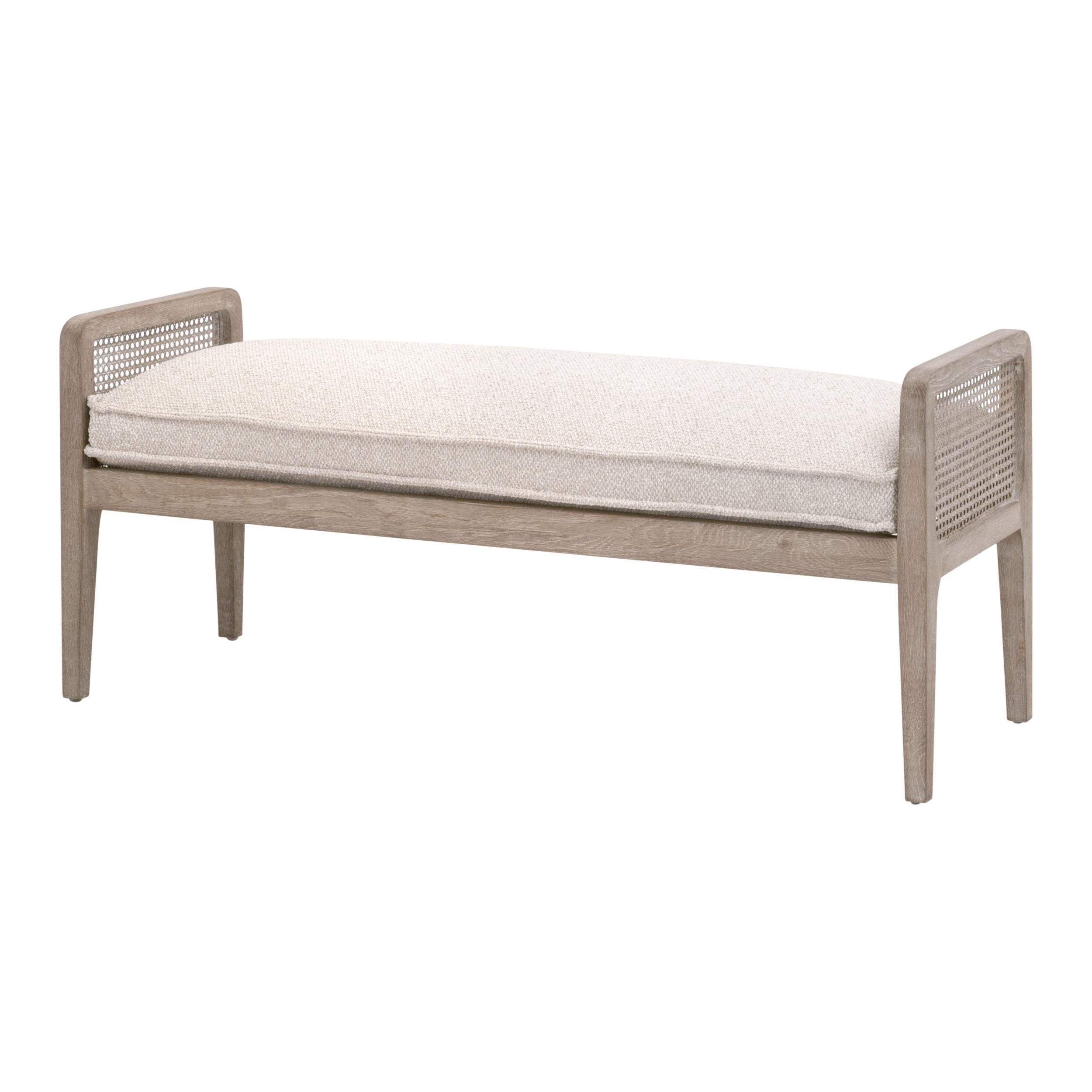 Leone Bench, Ottoman by Essentials for Living, 52" width x 22.25" height x 18" depth View 2