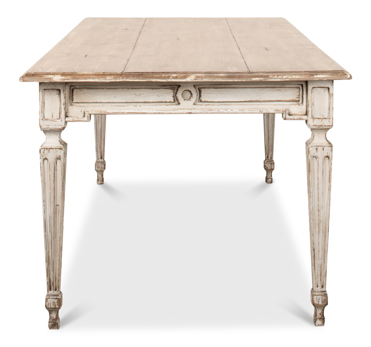 Elise Dining Table, by Sarreid, 3'1" length x 6'7" width x 2'6" height View 9