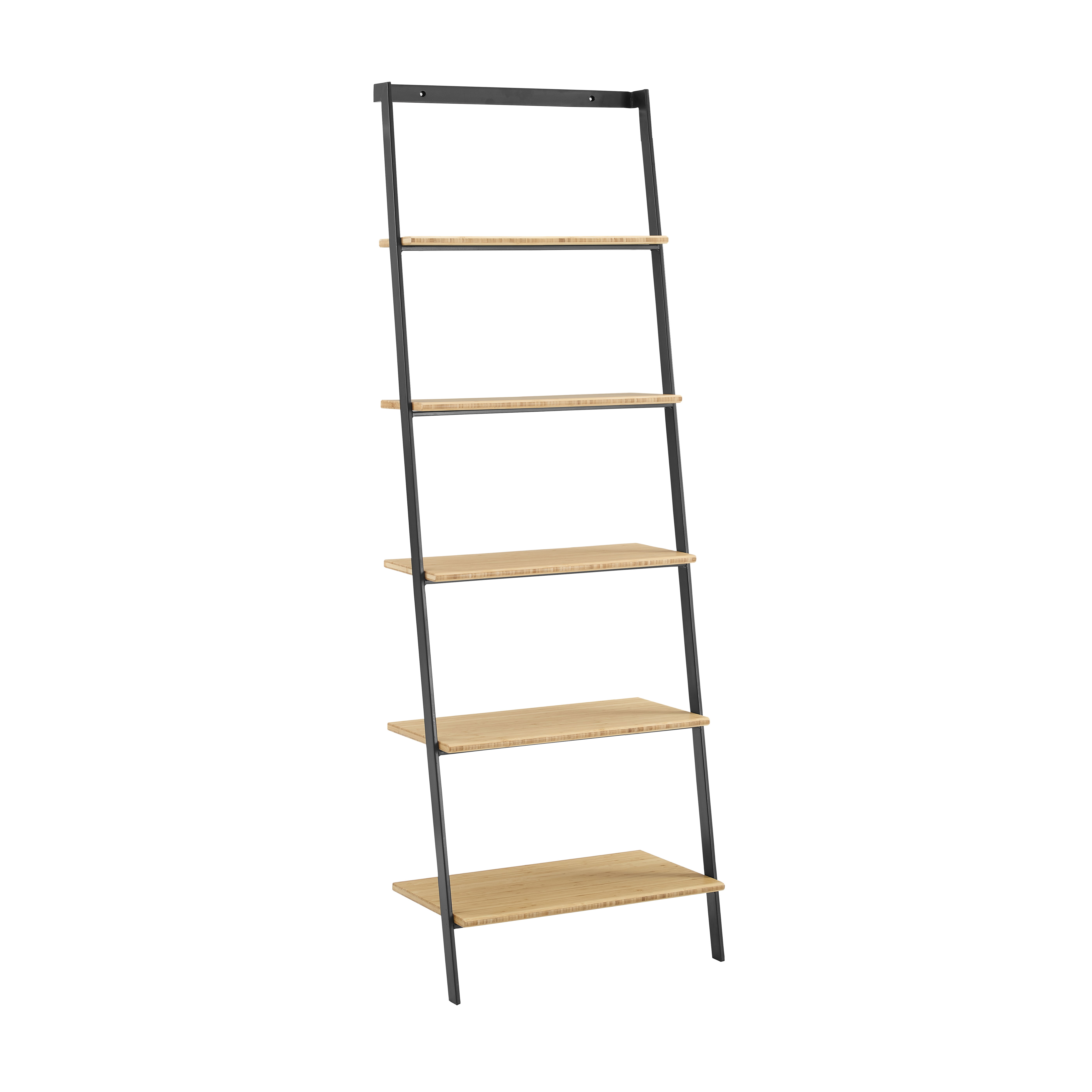 Santa Cruz Leaning Shelf, Wheat, File Storage by Greenington, 25.2" length x 19" width x 76" height View 1