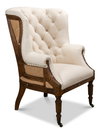 Irish Chair, by Sarreid, 2'9" length x 2'8" width x 3'8" height thumbnail 1