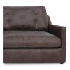 Thurlow Modular Sofa Espresso Brown Leather, Sectional Sofa by Moe's Home, 124.2" width x 33" height x 39" depth thumbnail 5