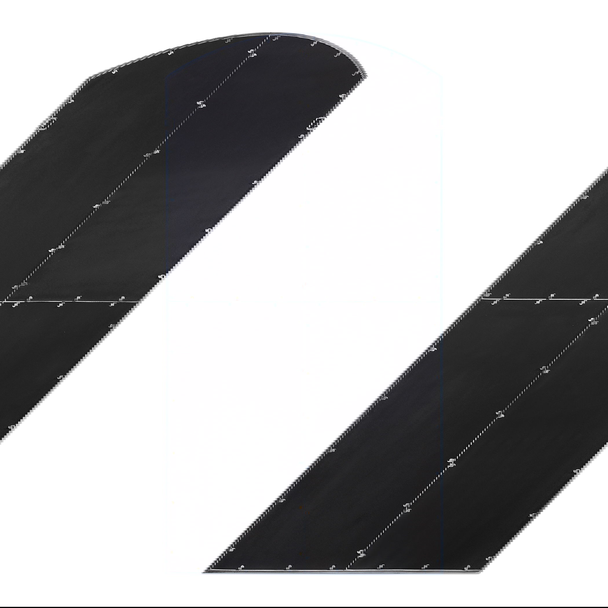 Amiel Ivory Arched Mirror, by Uttermost, 42.25" width x 82" height x 1.5" depth View 10