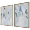 Seabreeze Abstract Framed Canvas Prints Set/2, Painting by Uttermost, 31.5" width x 41.5" height x 2" depth thumbnail 5