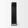 Sloan 85.5H Black Wood with Black Metal Frame Arch Cabinet thumbnail 3