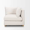 Halston Corner Sectional Piece Oatmeal Performance Fabric, Sectional Sofa by Mercana, 38.5" length x 38.5" width x 30.5" height thumbnail 5