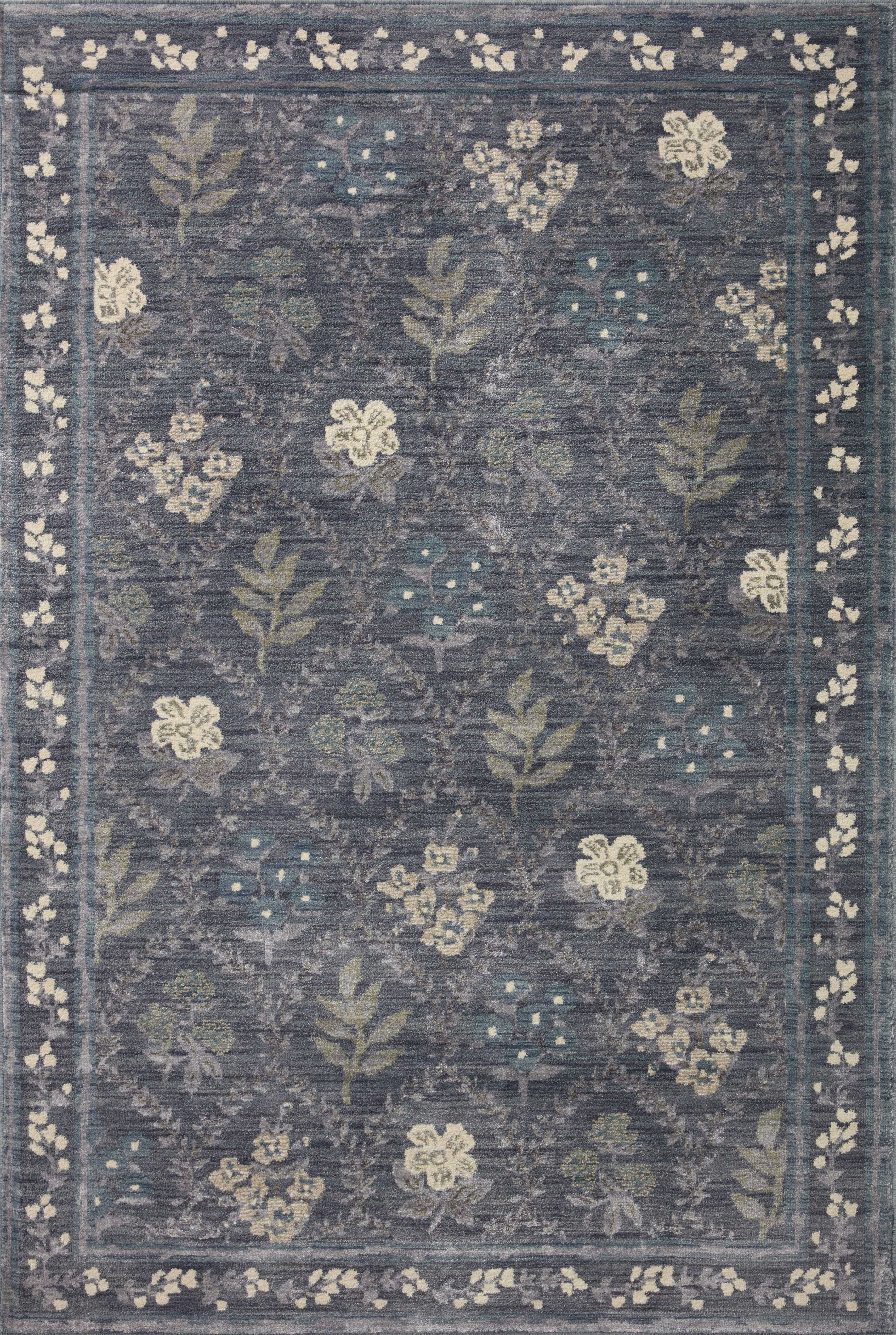 Rifle Paper Co. x Loloi Fiore Rug, 1'6" length x 1'6" width