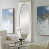 Danbury White Mirror, by Uttermost, 32.12" width x 80.12" height x 1.12" depth thumbnail 4