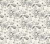 Midsummer Floral Grey Wallpaper thumbnail 0