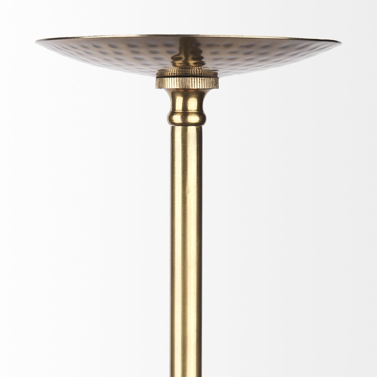 Garnet 13L x 13W Gold Hammered Metal Pendant Light, by Mercana, 14.5" length x 14.5" width x 3.25" height View 4