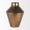 Perrin Large Brushed Gold Metal Decorative Vase thumbnail 5