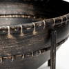 Cauldron (Set of 2) Brown Metal Bowls, Decorative Bowl by Mercana, 16" length x 16" width x 8.3" height thumbnail 4