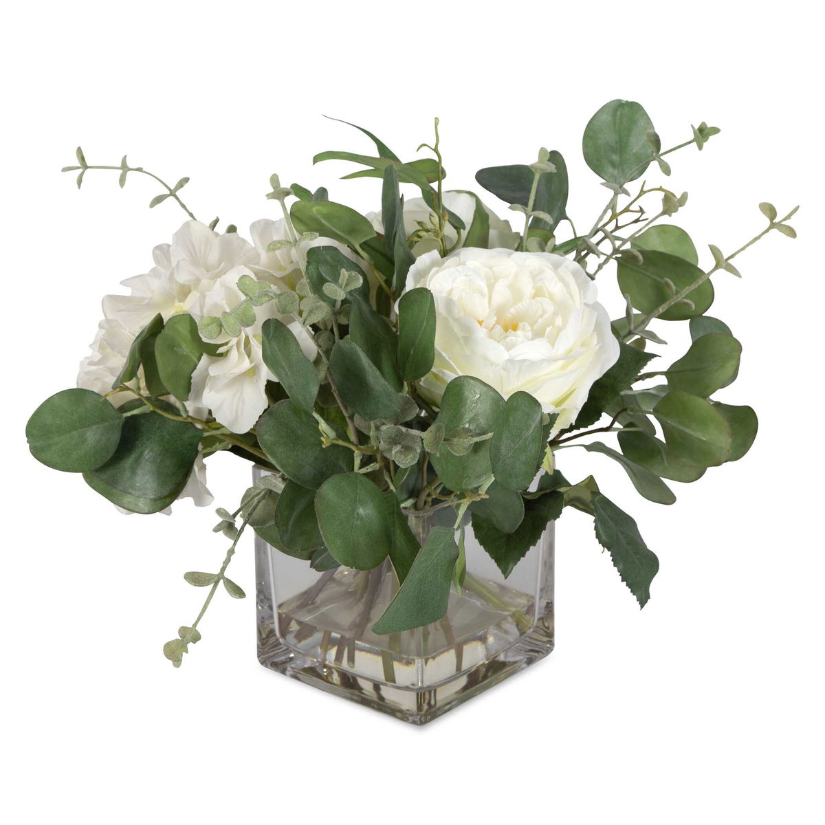 Rosewood Garden Bouquet, Artificial Plants & Flower by Uttermost, 16" width x 13" height x 14" depth View 1