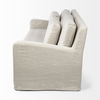 Denly II 92.5 X 38.25 X 34.5  Beige Slipcover Three Seater Sofa thumbnail 7