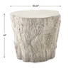 Oakmont White Outdoor Side Table, Outdoor Table by Uttermost, 2' width x 1'10" height x 2' depth thumbnail 3