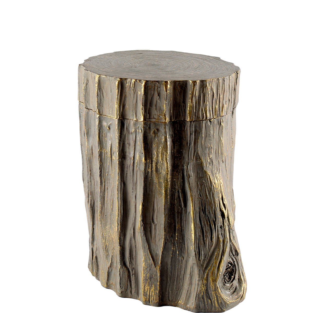 Willow I (Small) 5L x 6W Brown Stump Storage Box, Boxe by Mercana, 5" length x 6.25" width x 7" height View 1