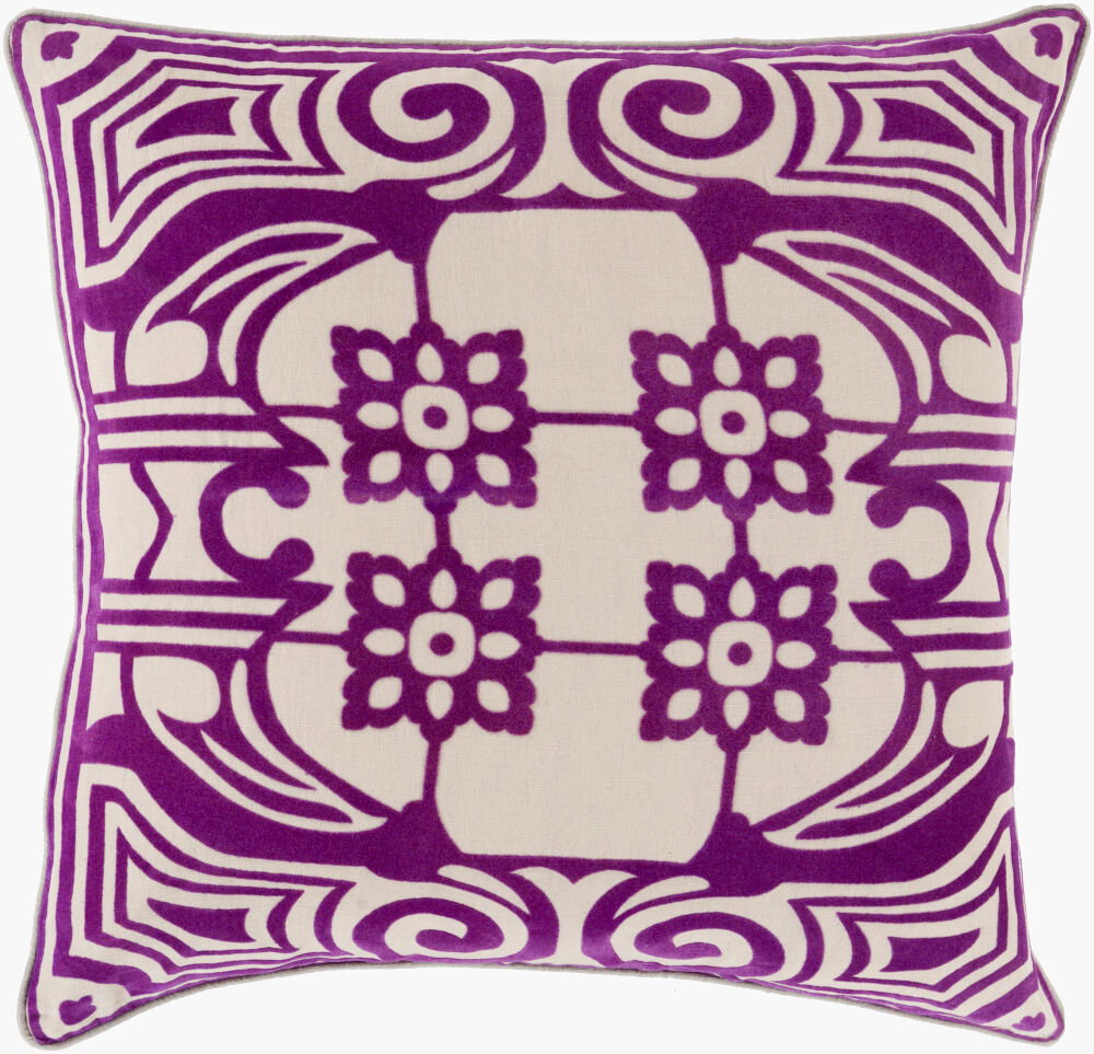 Eleonore Accent Pillow Poly, Decorative Pillow by Surya, 22" length x 22" width